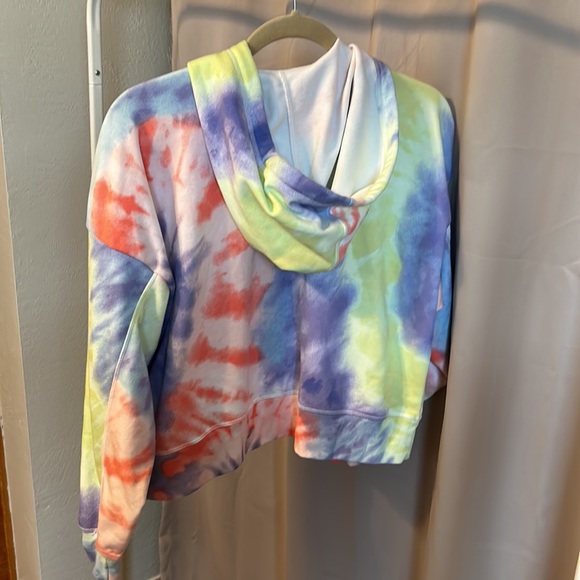 Nike Women’s Dri-Fit Get Fit Tie Dye Oversized Pullover Hoodie Sweatshirt, S - Picture 4 of 5